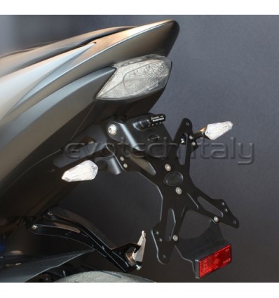 Portatarga regolabile Evotech per Suzuki GSX-S 1000 dal 2015 e GSX-S 750 2017 Portatarga regolabile Evotech per Suzuki GSX-S 1000 dal 2015 e GSX-S 750 2017