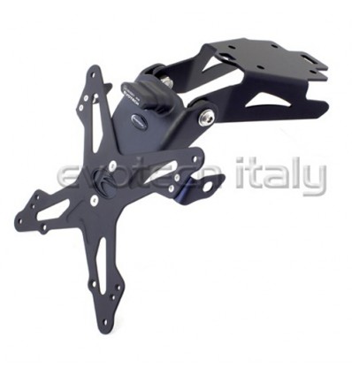 Portatarga regolabile Evotech per Suzuki GSX-S 1000 dal 2015 e GSX-S 750 2017