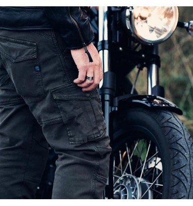 Pantalone da moto in tessuto PMJJeans Santiago moro Pantalone da moto in tessuto PMJJeans Santiago moro