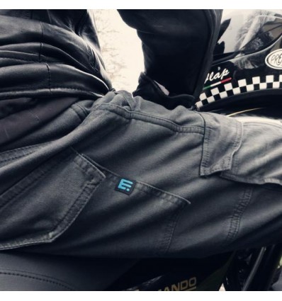 Pantalone da moto in tessuto PMJJeans Santiago moro Pantalone da moto in tessuto PMJJeans Santiago moro