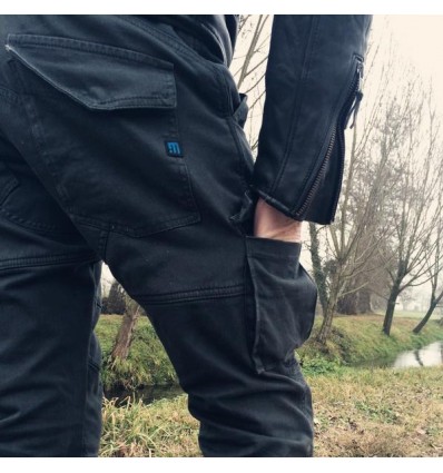 Pantalone da moto in tessuto PMJJeans Santiago moro Pantalone da moto in tessuto PMJJeans Santiago moro