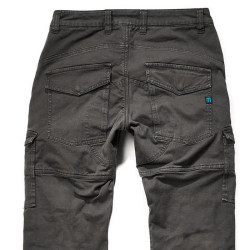 Pantalone da moto in tessuto PMJ Jeans Santiago grigio Pantalone da moto in tessuto PMJ Jeans Santiago grigio