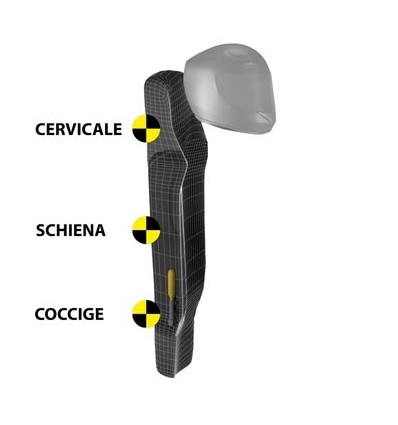 Airbag per moto e scooter Motoairbag VZERO giallo fluo Airbag per moto e scooter Motoairbag VZERO giallo fluo