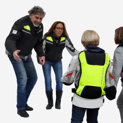 Airbag per moto e scooter Motoairbag VZERO giallo fluo Airbag per moto e scooter Motoairbag VZERO giallo fluo