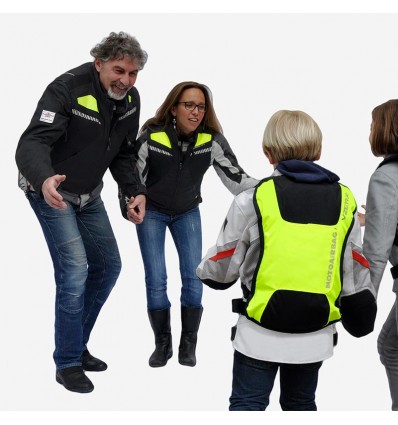 Airbag per moto e scooter Motoairbag VZERO giallo fluo Airbag per moto e scooter Motoairbag VZERO giallo fluo