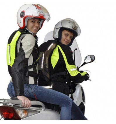 Airbag per moto e scooter Motoairbag VZERO giallo fluo Airbag per moto e scooter Motoairbag VZERO giallo fluo