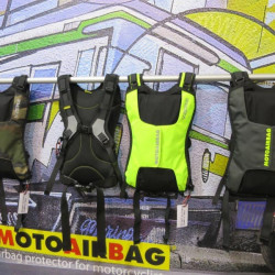 Airbag per moto e scooter Motoairbag VZERO giallo fluo Airbag per moto e scooter Motoairbag VZERO giallo fluo
