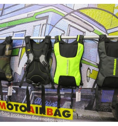 Airbag per moto e scooter Motoairbag VZERO giallo fluo Airbag per moto e scooter Motoairbag VZERO giallo fluo