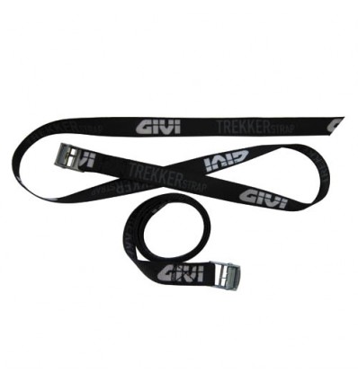 Coppia di cinghie Givi S351 da 100cm per fissaggio carichi su valigie Trekker