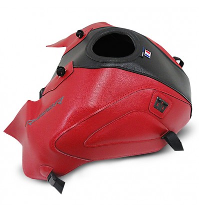 Copriserbatoio Bagster per BMW R1200R dal 2015 in similpelle nero e rosso corsa Copriserbatoio Bagster per BMW R1200R dal 2015 in similpelle nero e rosso corsa