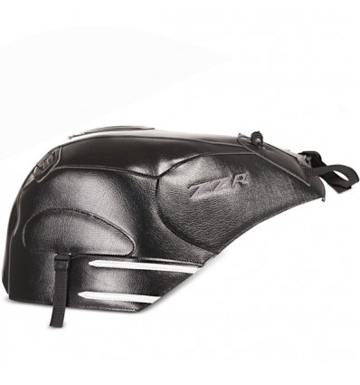 Copriserbatoio Bagster per Kawasaki ZZR1400 in similpelle nero con deco argento Copriserbatoio Bagster per Kawasaki ZZR1400 in similpelle nero con deco argento