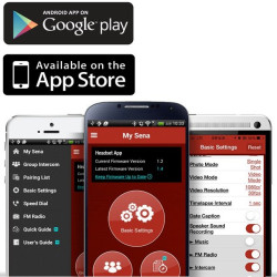 Interfono da casco Bluetooth Sena SMH5-FM doppio con radio Interfono da casco Bluetooth Sena SMH5-FM doppio con radio