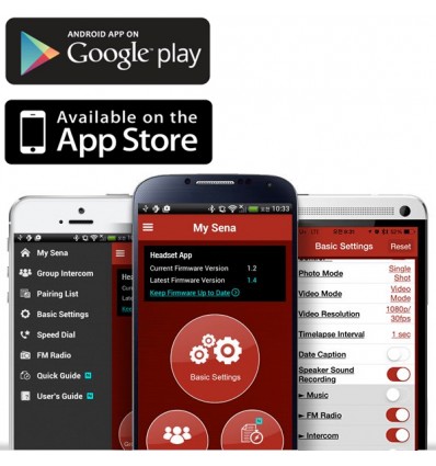 Interfono da casco Bluetooth Sena 10R ultrapiatto con radio Interfono da casco Bluetooth Sena 10R ultrapiatto con radio