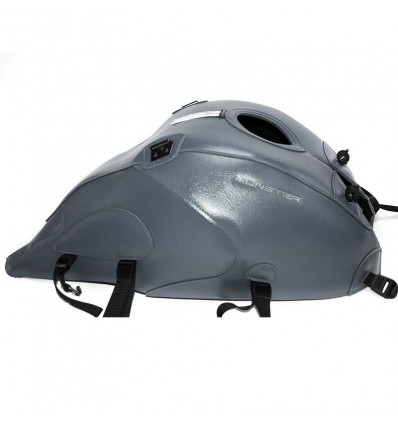 Copriserbatoio Bagster per Ducati Monster 821/1200/1200S in similpelle grigio tuono