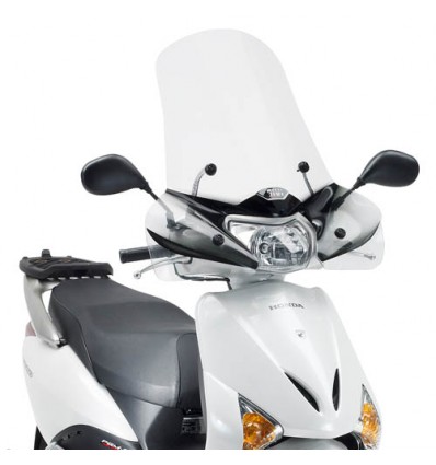 Parabrezza Givi trasparente completo di attacchi per Honda Lead 110 08-14 Parabrezza Givi trasparente completo di attacchi per Honda Lead 110 08-14