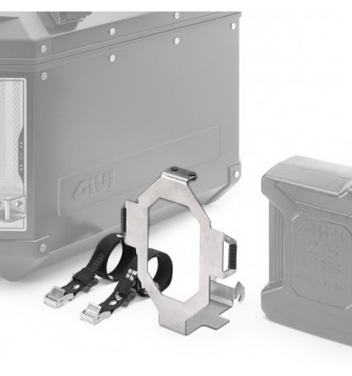 Supporto Givi E148 per tanichetta su valigie laterali Trekker Outback Supporto Givi E148 per tanichetta su valigie laterali Trekker Outback