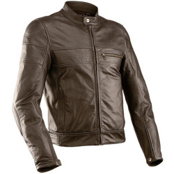 Giacca da moto in pelle M-Tech Superaxel marrone