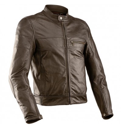 Giacca da moto in pelle M-Tech Superaxel marrone Giacca da moto in pelle M-Tech Superaxel marrone
