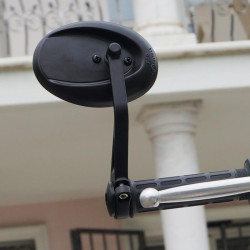 Specchio per terminale manubrio FAR 7625-7626 nero Specchio per terminale manubrio FAR 7625-7626 nero