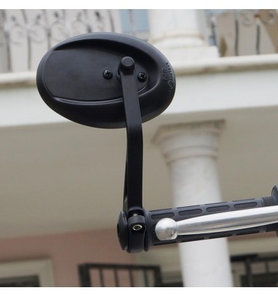 Specchio per terminale manubrio FAR 7625-7626 nero Specchio per terminale manubrio FAR 7625-7626 nero