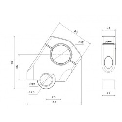 Kit riser Rizoma rialzati e arretrati per BMW R1200GS LC e R1250 GS Kit riser Rizoma rialzati e arretrati per BMW R1200GS LC e R1250 GS