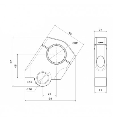 Kit riser Rizoma rialzati e arretrati per BMW R1200GS LC e R1250 GS Kit riser Rizoma rialzati e arretrati per BMW R1200GS LC e R1250 GS