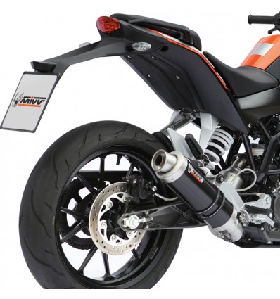 Marmitta Mivv GP Steel Black per KTM Duke 125 Marmitta Mivv GP Steel Black per KTM Duke 125