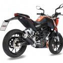 Marmitta Mivv GP Steel Black per KTM Duke 125 Marmitta Mivv GP Steel Black per KTM Duke 125