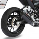 Marmitta Mivv Suono Inox Carbon End per KTM Duke 125 Marmitta Mivv Suono Inox Carbon End per KTM Duke 125