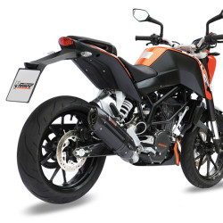 Marmitta Mivv Suono Inox Carbon End per KTM Duke 125 Marmitta Mivv Suono Inox Carbon End per KTM Duke 125