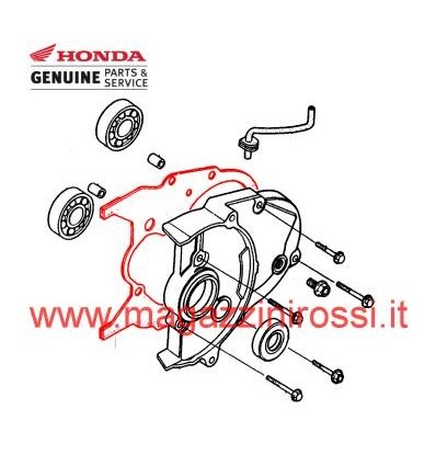 Guarnizione scatola ingranaggi Honda 50cc Dio ZX, SC, GP, SP Guarnizione scatola ingranaggi Honda 50cc Dio ZX, SC, GP, SP