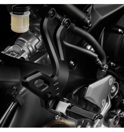 Supporti pedivelle passeggero Rizoma per MT-09 2017 Supporti pedivelle passeggero Rizoma per MT-09 2017