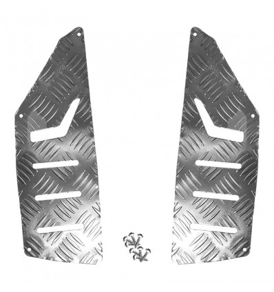 Coppia di pedane poggiapiedi ONE in alluminio per Yamaha T-MAX 530 Coppia di pedane poggiapiedi ONE in alluminio per Yamaha T-MAX 530