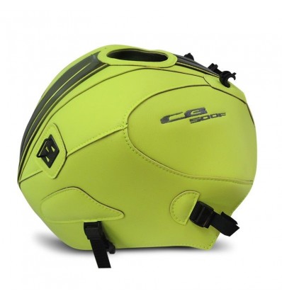 Copriserbatoio Bagster per Honda CB 500F dal 2016 in similpelle giallo e nero