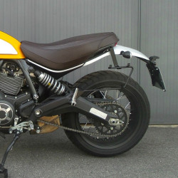 Borsa laterale MCJ Business in pelle marrone per Ducati Scrambler Borsa laterale MCJ Business in pelle marrone per Ducati Scrambler