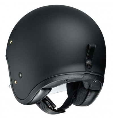 Casco Shoei J-O con visiera a scomparsa nero opaco Casco Shoei J-O con visiera a scomparsa nero opaco