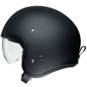 Casco Shoei J-O con visiera a scomparsa nero opaco Casco Shoei J-O con visiera a scomparsa nero opaco