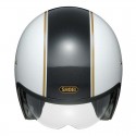 Casco Shoei J-O con visiera a scomparsa Caburettor bianco Casco Shoei J-O con visiera a scomparsa Caburettor bianco