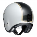 Casco Shoei J-O con visiera a scomparsa Caburettor bianco Casco Shoei J-O con visiera a scomparsa Caburettor bianco