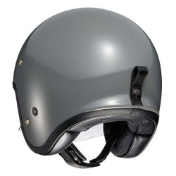 Casco Shoei J-O con visiera a scomparsa grigio pastello Casco Shoei J-O con visiera a scomparsa grigio pastello