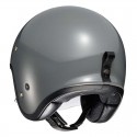 Casco Shoei J-O con visiera a scomparsa grigio pastello Casco Shoei J-O con visiera a scomparsa grigio pastello