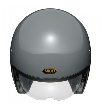 Casco Shoei J-O con visiera a scomparsa grigio pastello Casco Shoei J-O con visiera a scomparsa grigio pastello