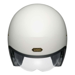 Casco Shoei J-O con visiera a scomparsa bianco lucido Casco Shoei J-O con visiera a scomparsa bianco lucido