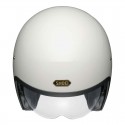 Casco Shoei J-O con visiera a scomparsa bianco lucido Casco Shoei J-O con visiera a scomparsa bianco lucido