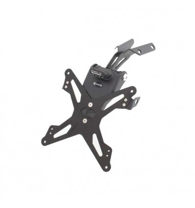 Portatarga regolabile Evotech per Ducati Hypermotard 796 Portatarga regolabile Evotech per Ducati Hypermotard 796