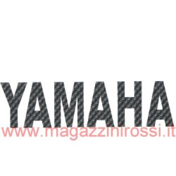 Adesivo scritta Yamaha carbonio cm 8