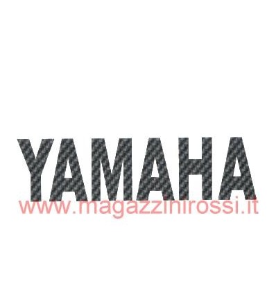 Adesivo scritta Yamaha carbonio cm 8 Adesivo scritta Yamaha carbonio cm 8