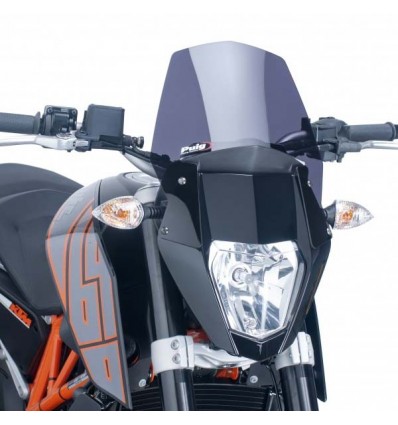 Cupolino Puig Naked per KTM Duke 690 12-14 fumè scuro Cupolino Puig Naked per KTM Duke 690 12-14 fumè scuro