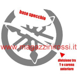 Adesivi (2) logo Diapason per carena T-Max 500  01-07 2