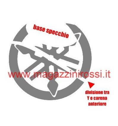 Adesivi (2) logo Diapason per carena T-Max 500 01-07 2 Adesivi (2) logo Diapason per carena T-Max 500 01-07 2